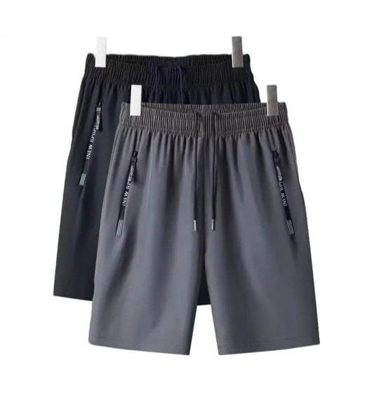 2 Shorts deportivos holgados y cómodos para correr y hacer ejercicio para hombre