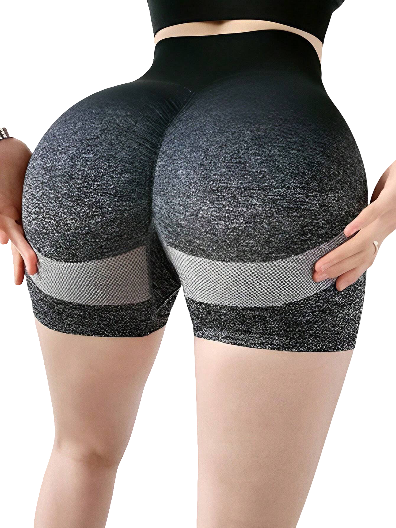 Shorts deportivos ajustados con efecto push-up