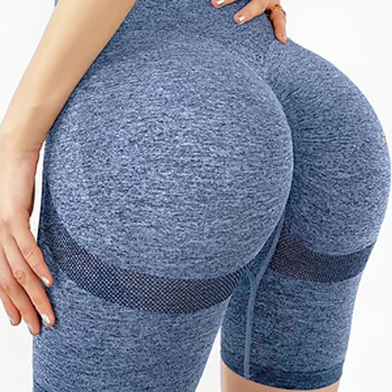 High-waist, seamless, quick-drying, high-elastic sports leggings