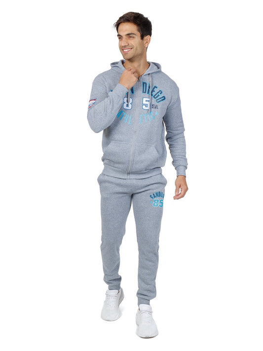 Conjunto depotivo de sudadera y pantalón para hombre