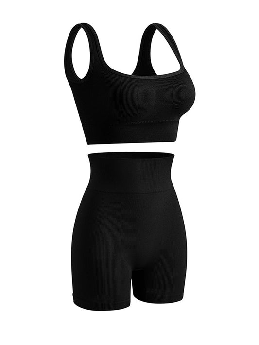 2-piece sports set for women with push-up effect