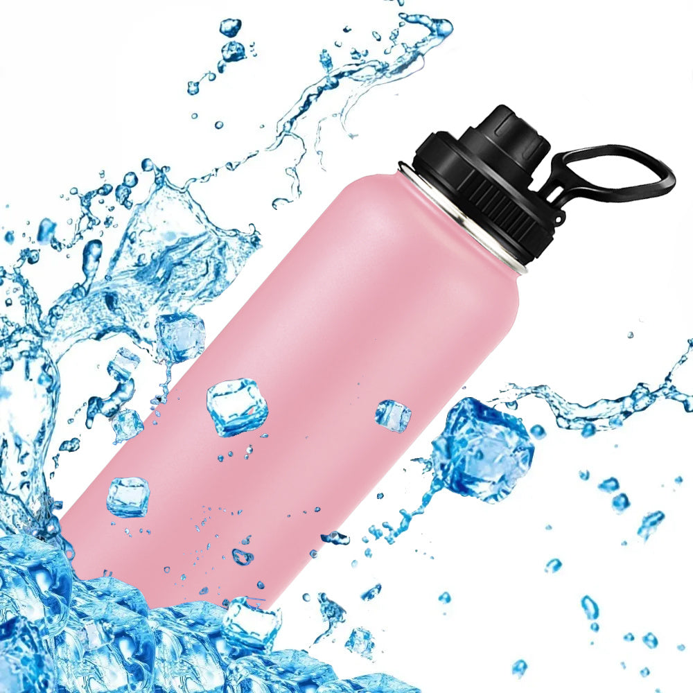1,200ml Leakproof Stainless Steel Water Bottle.
