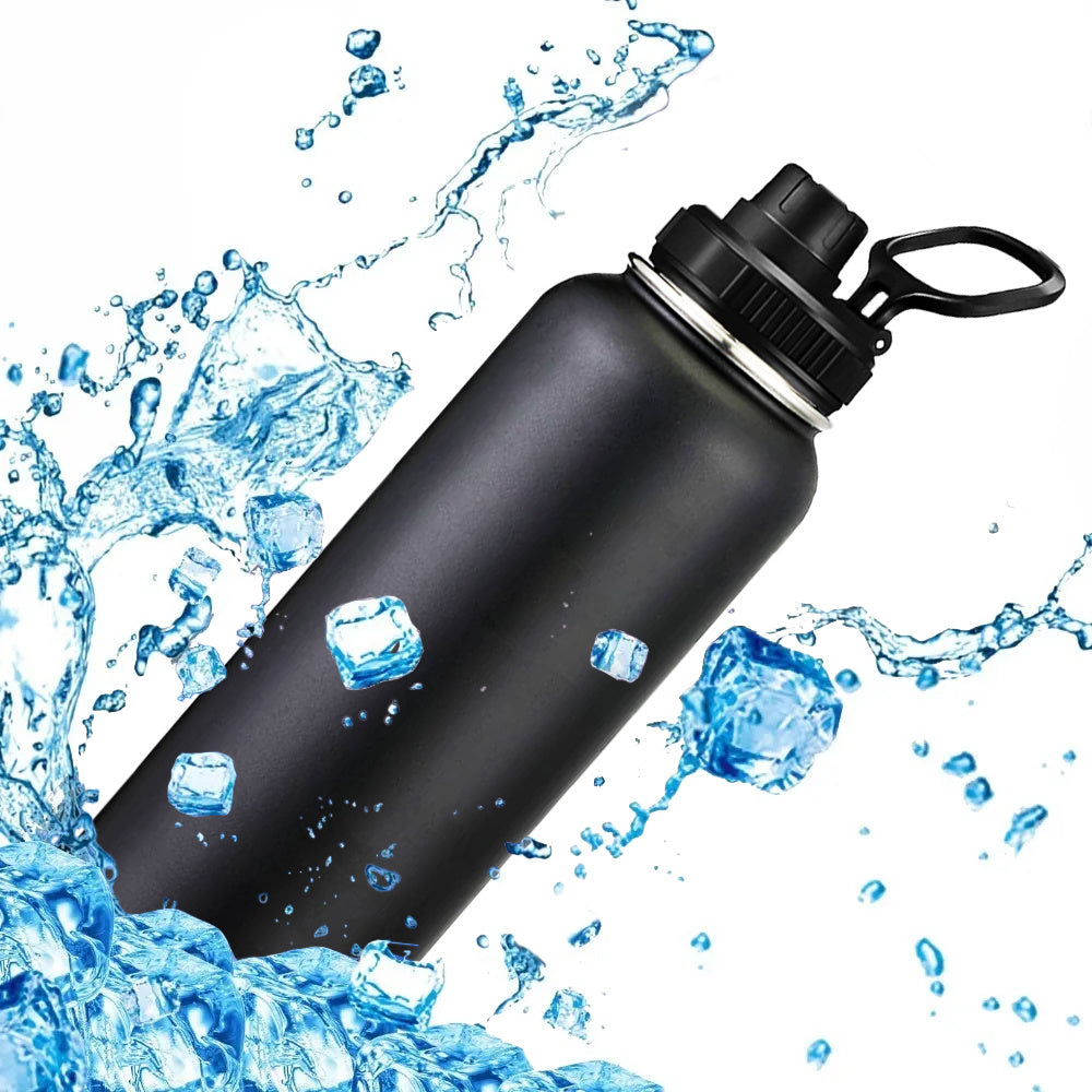 1,200ml Leakproof Stainless Steel Water Bottle.