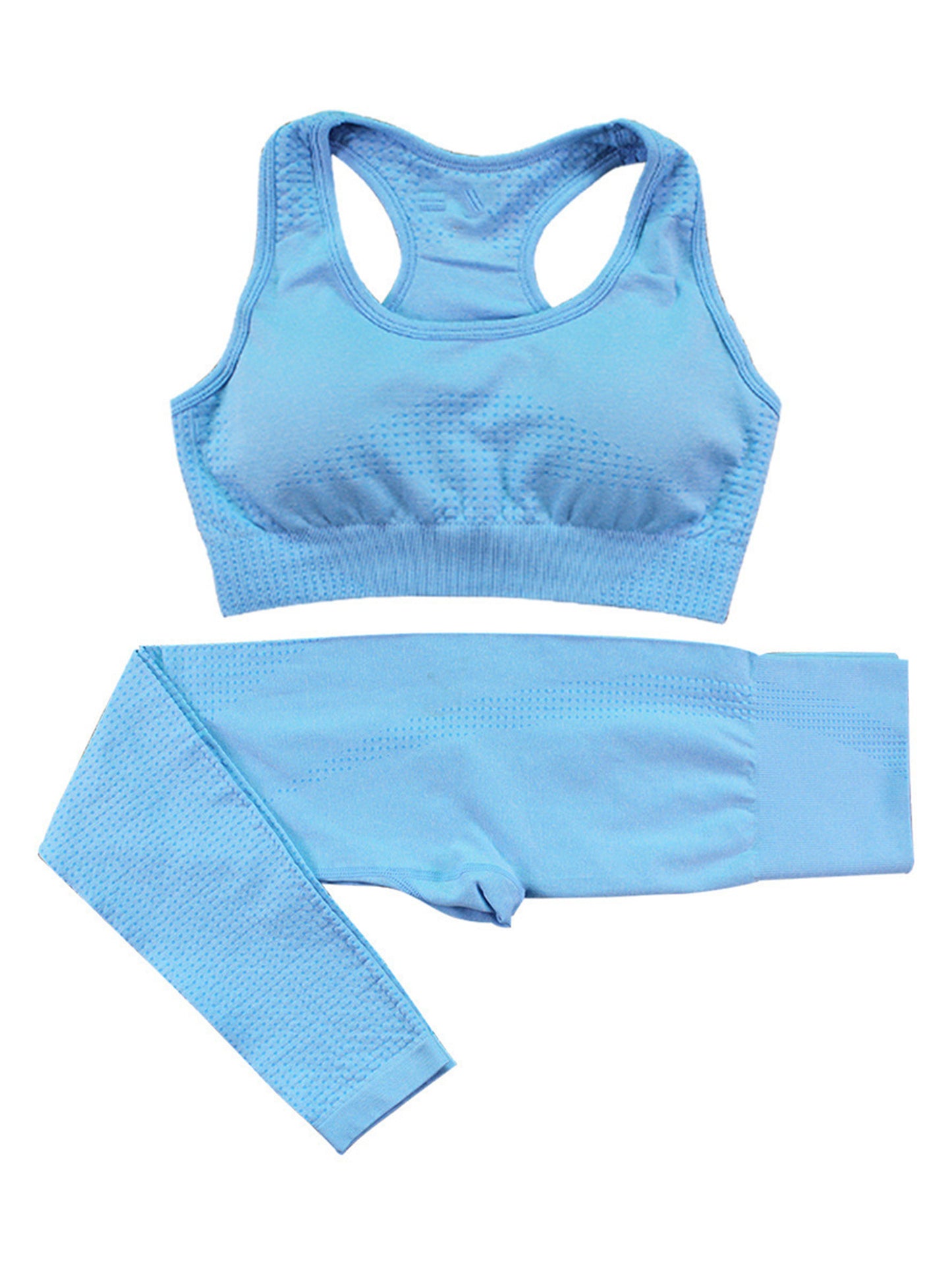 Conjunto de 2 piezas de yoga para mujer, ajustado y adelgazante