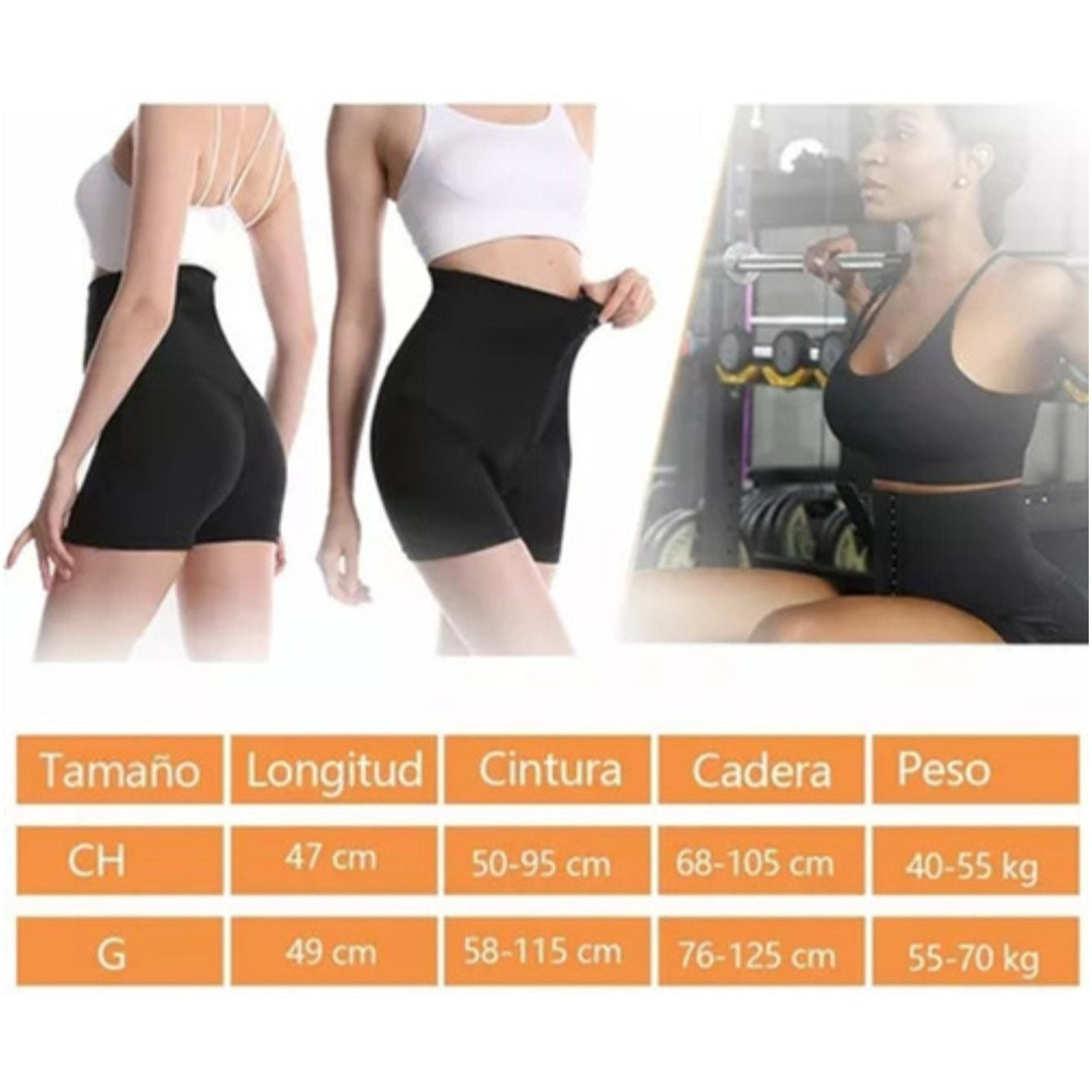 Short deportivo Sauna con control de calor y sudor