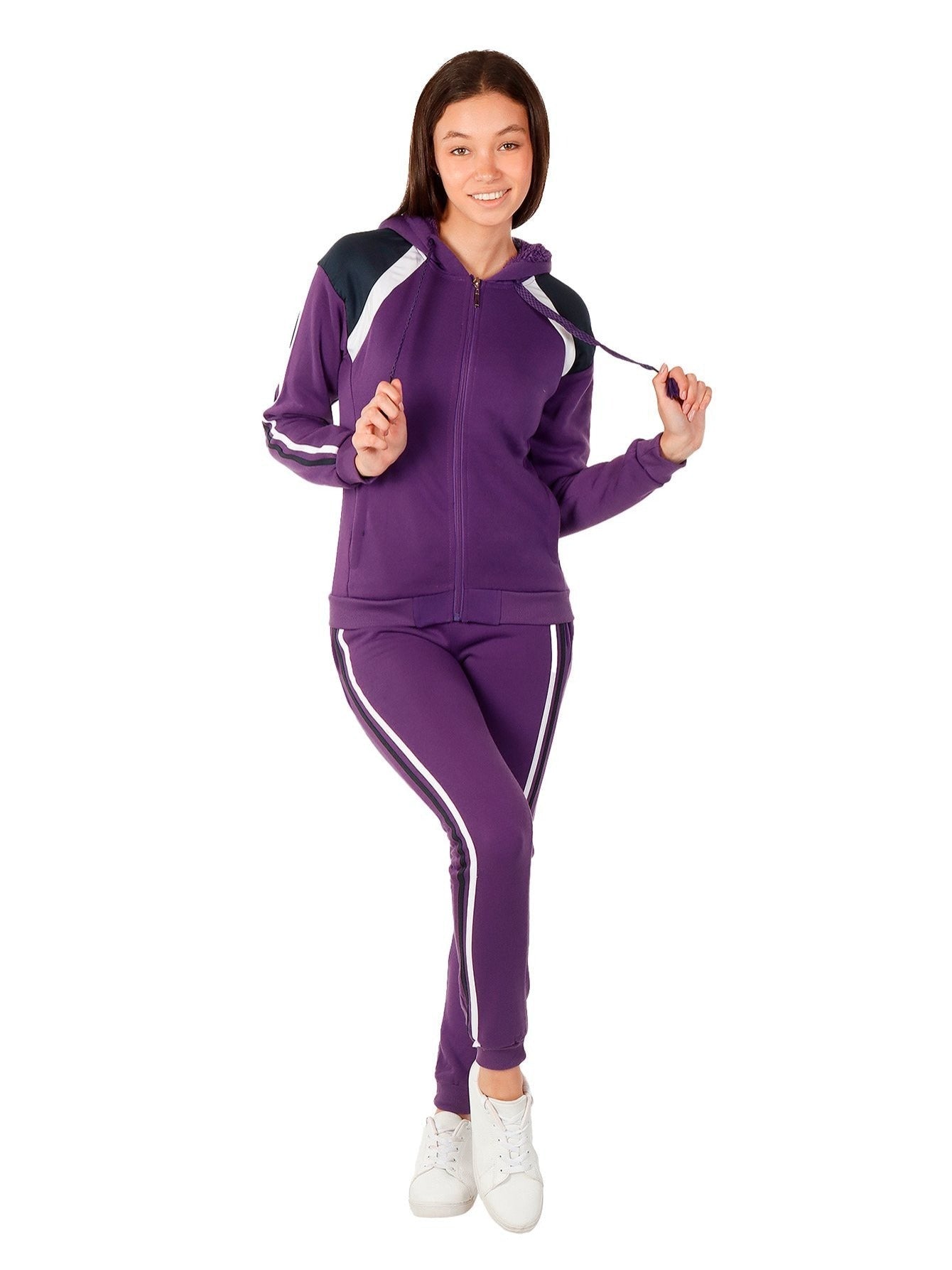 Conjunto deportivo de moda con pantalones deportivos para mujer