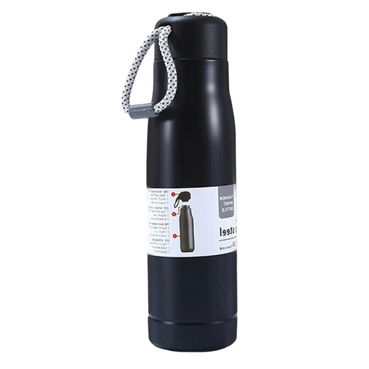 Termo portátil de acero inoxidable de 600 ml.