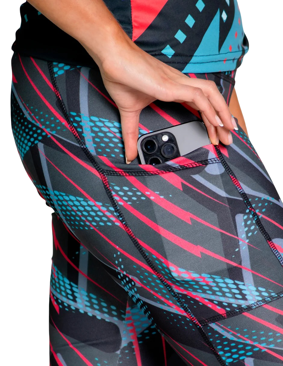 Women's High Waisted Workout Leggings, Lightweight, Comfortable, with Cell Phone Pockets