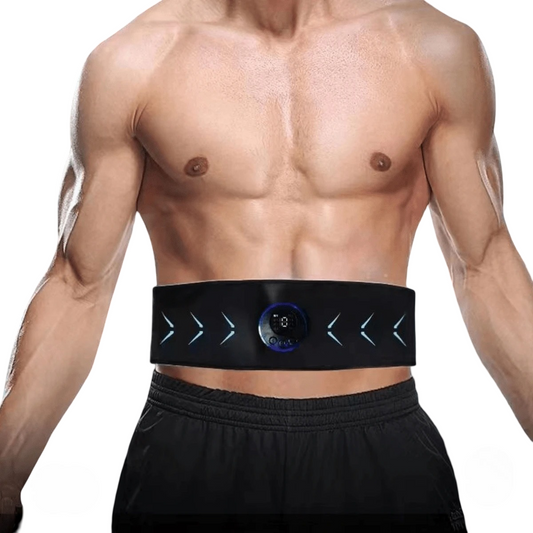 Abdominal trainer with electrostimulation (EMS)