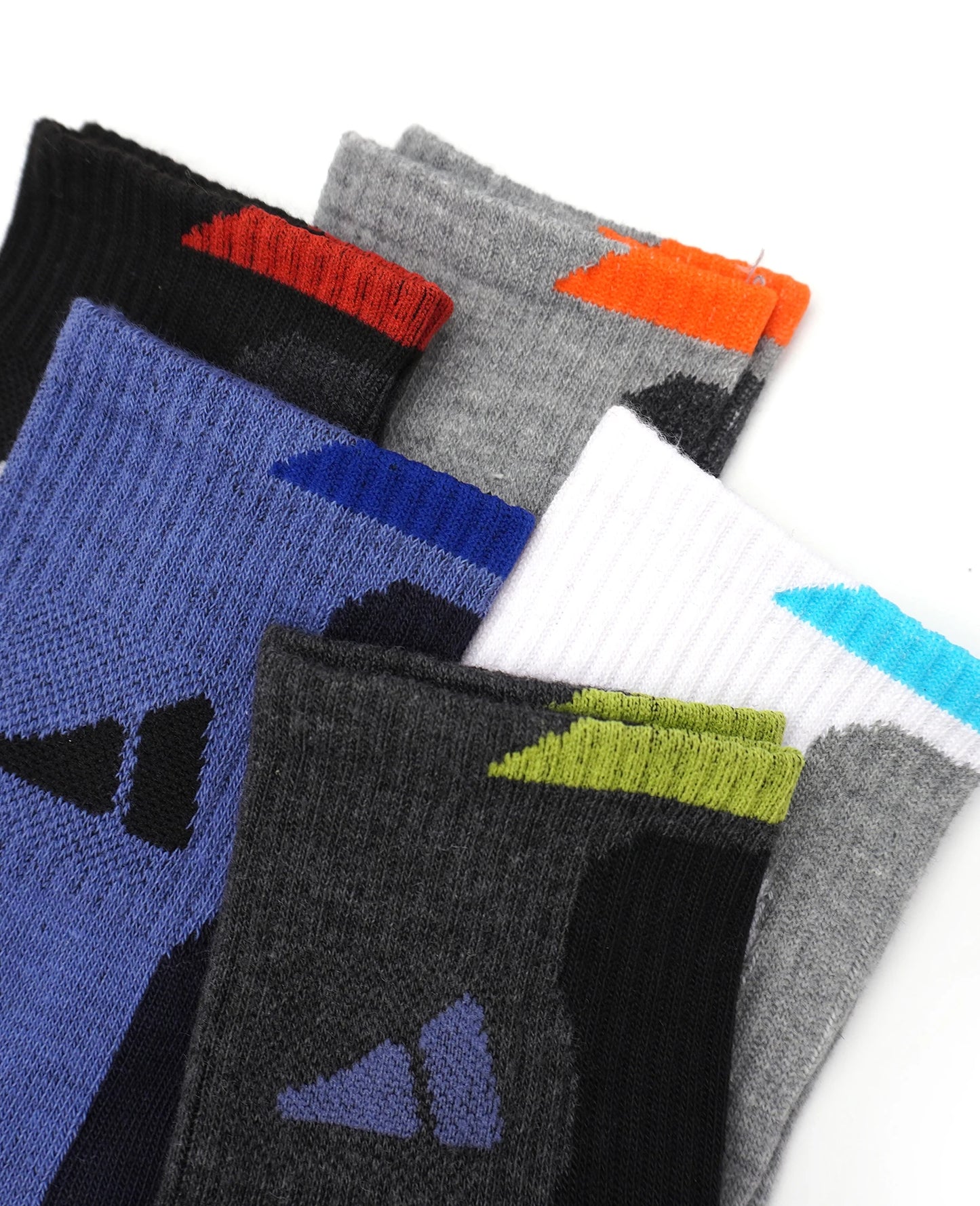 12 pares de calcetines para hombre en varios colores