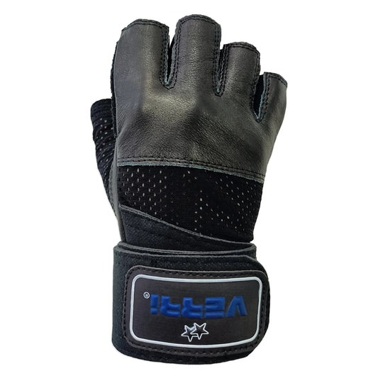 Gym gloves with wristband