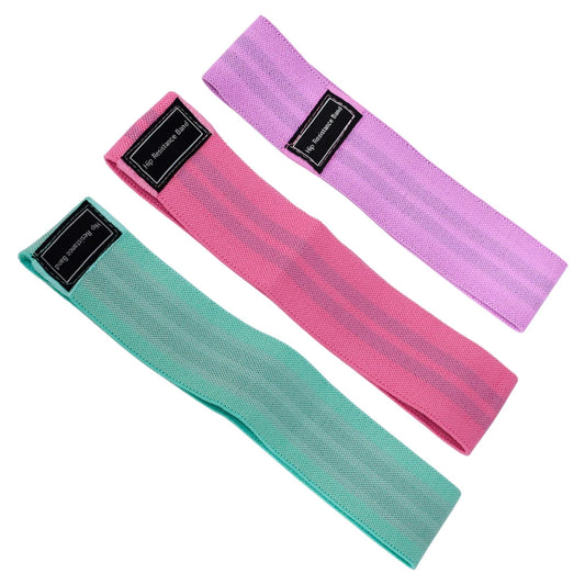 Set of 3 sports resistance bands