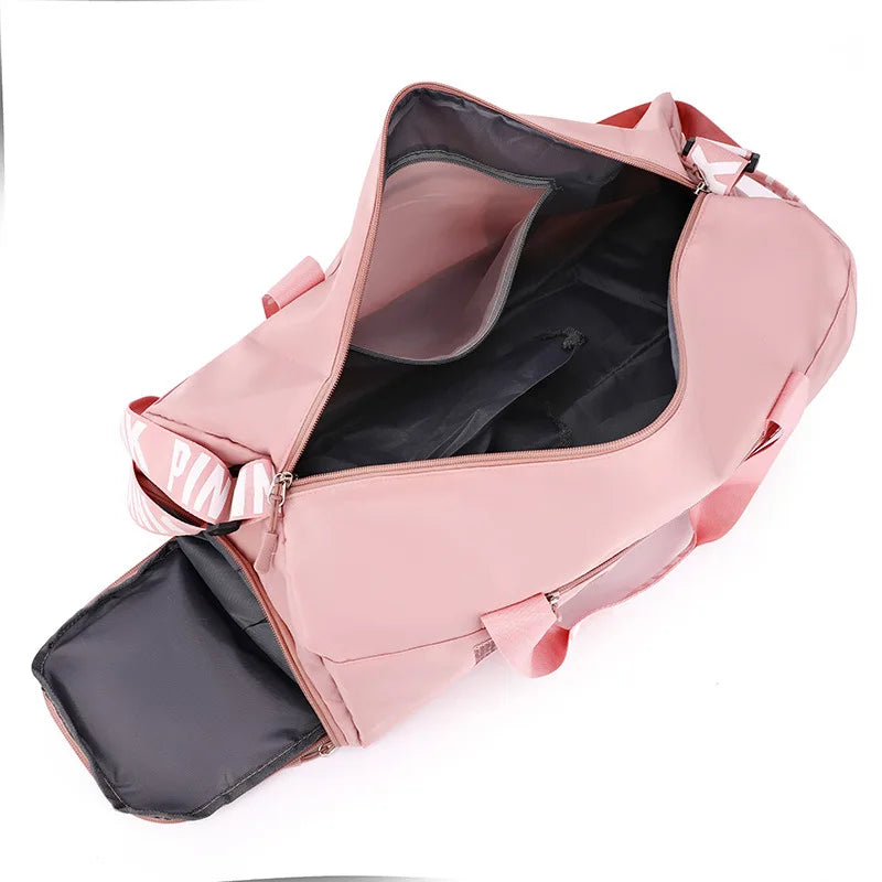 Gym Bag Pink, Large Capacity Training Bag