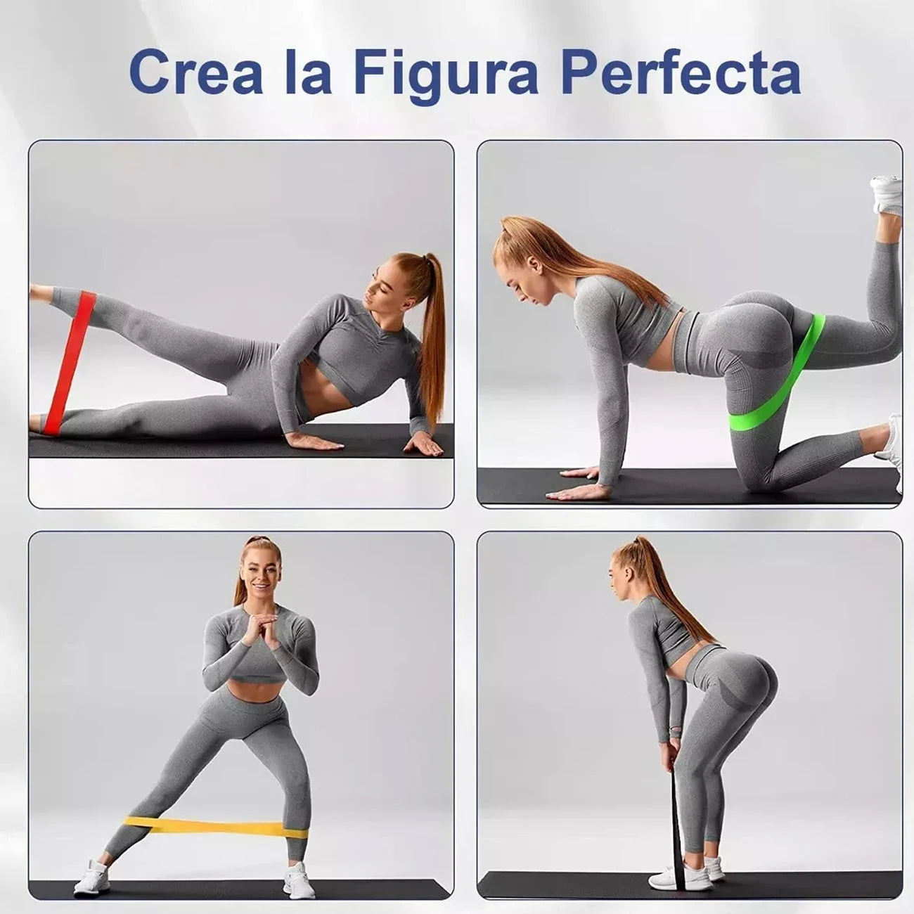 5 Resistance Bands for Yoga, Gym, Fitness Exercise