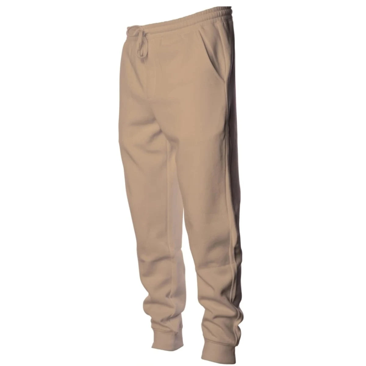 Jogger pants with adjustable drawstring, front and back pockets