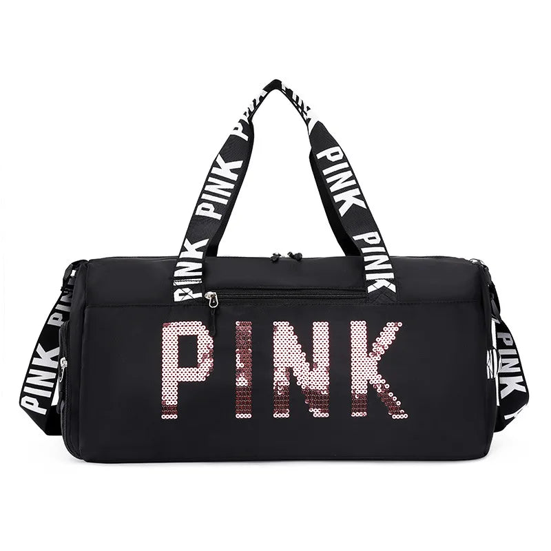 Gym Bag Pink, Large Capacity Training Bag
