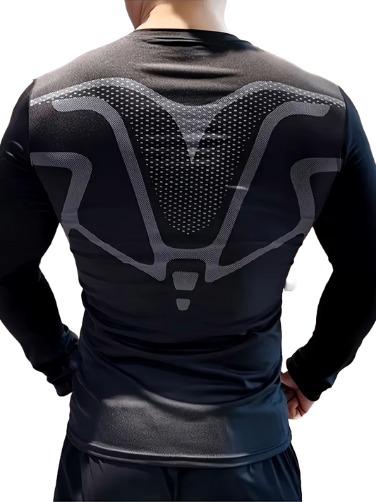 Camiseta de compresión de manga larga