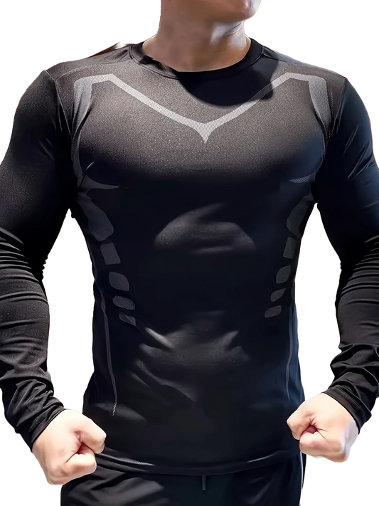 Camiseta de compresión de manga larga
