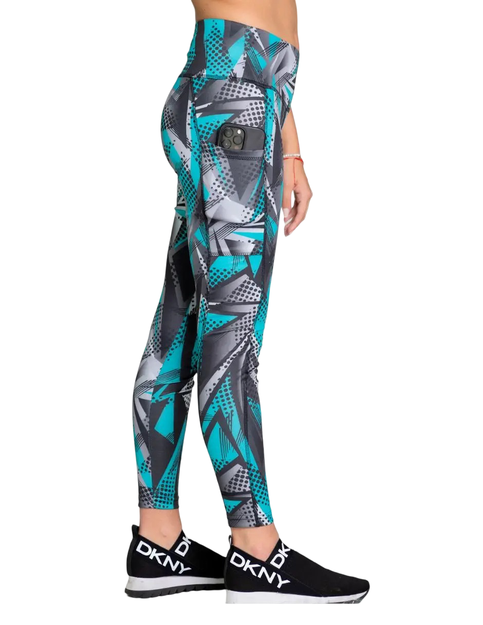 Women's High Waisted Sports Leggings with Cell Phone Pockets