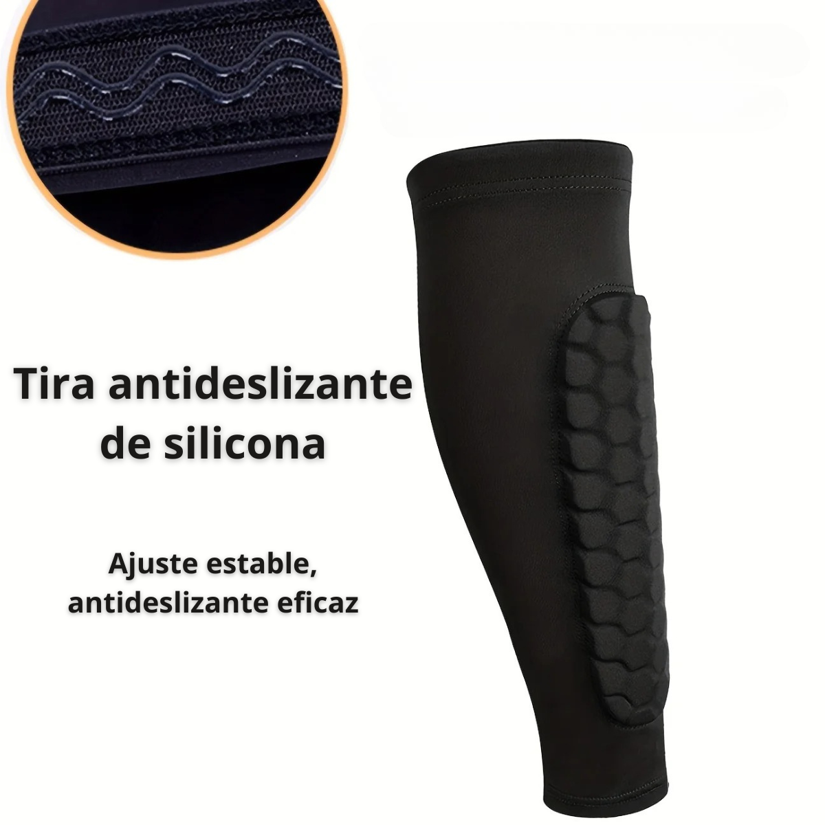 2 espinilleras de fútbol, funda de compresión para pantorrillas con almohadillas de panal
