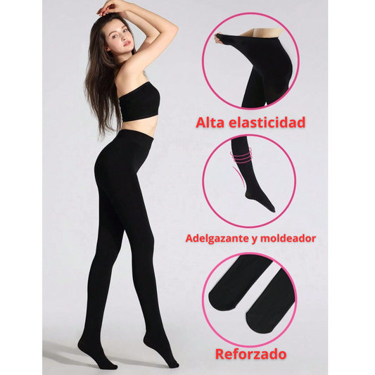 3 Leggins de cintura alta en colores sólidos para mujer