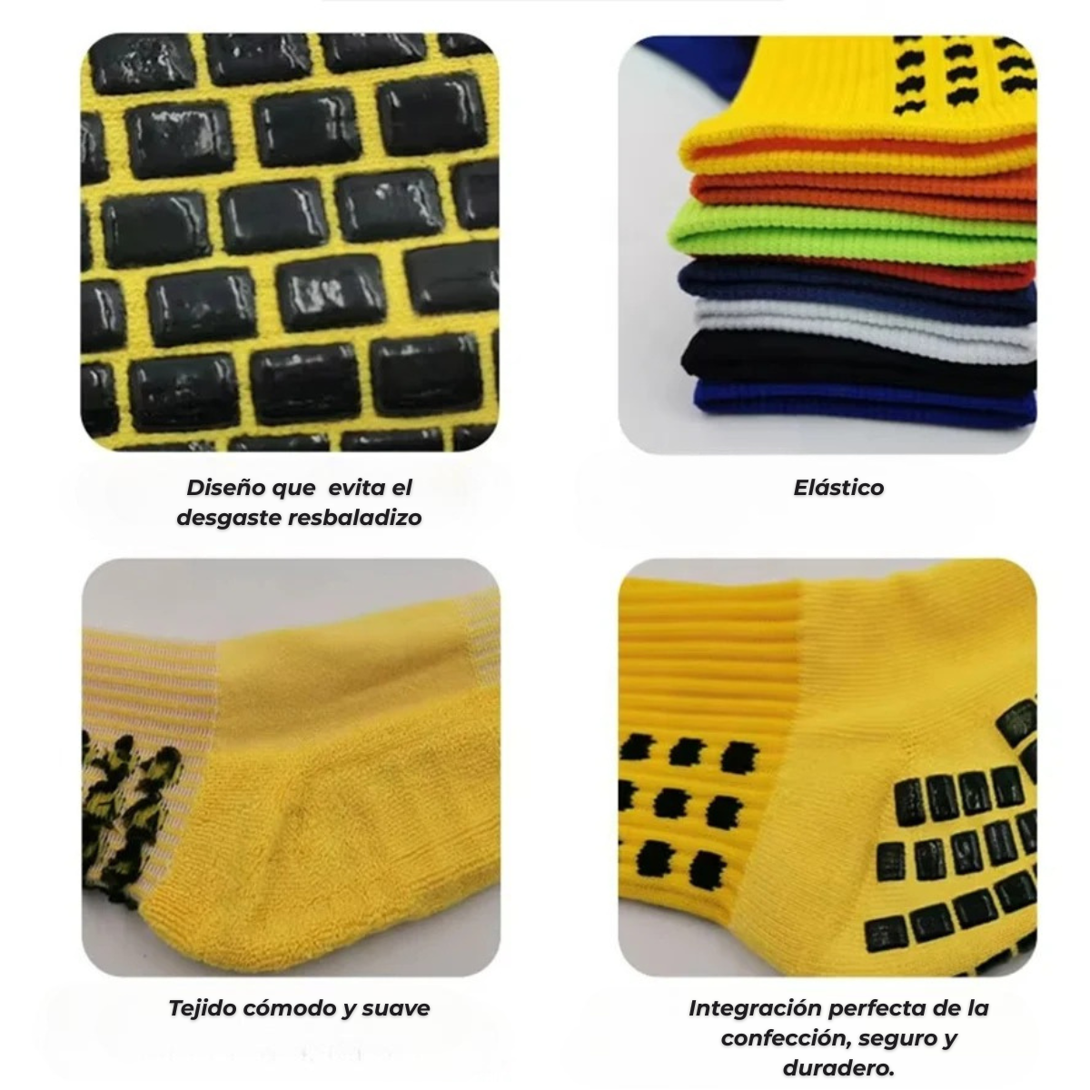Unisex cotton sports socks with non-slip silicone sole 