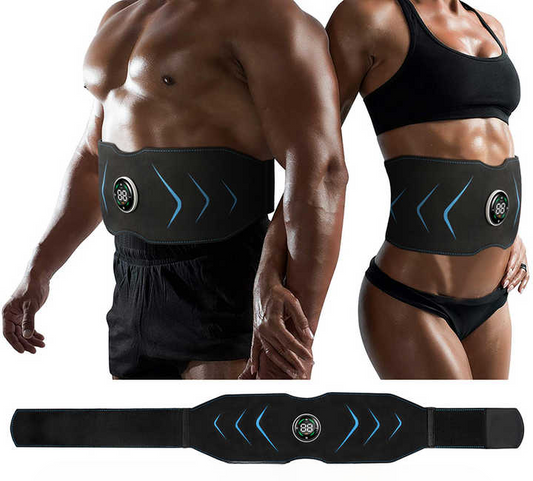 Abdominal trainer with electrostimulation (EMS)