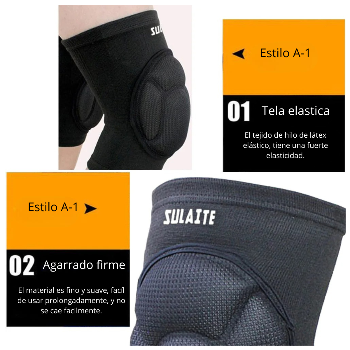 2 rodilleras para fútbol, voleibol, deportes, esquí, baile y fitness