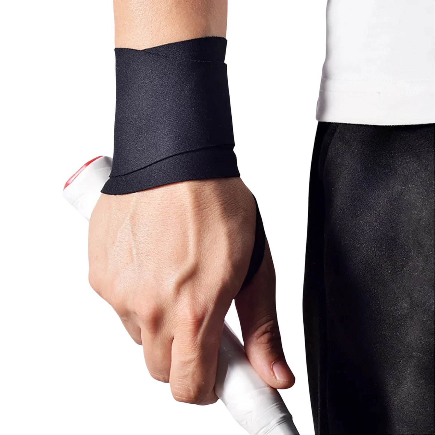 1 Muñequera de compresión fina ajustable Unisex, soporte de seguridad para ejercicios