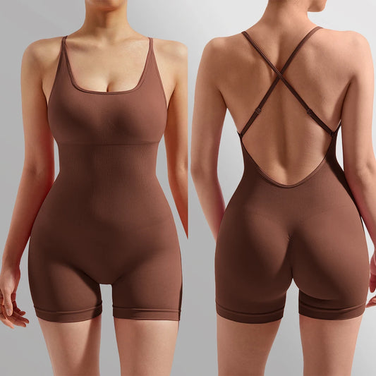 Body deportivo sin mangas para mujer