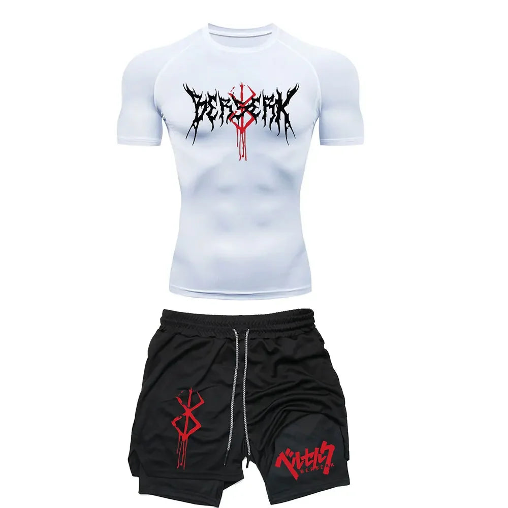 Conjunto de compresión Anime Berserk para hombre