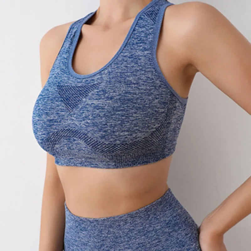 Conjunto deportivo sin costuras para mujer