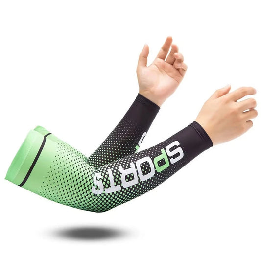 1 par de mangas de ciclismo anti-UV