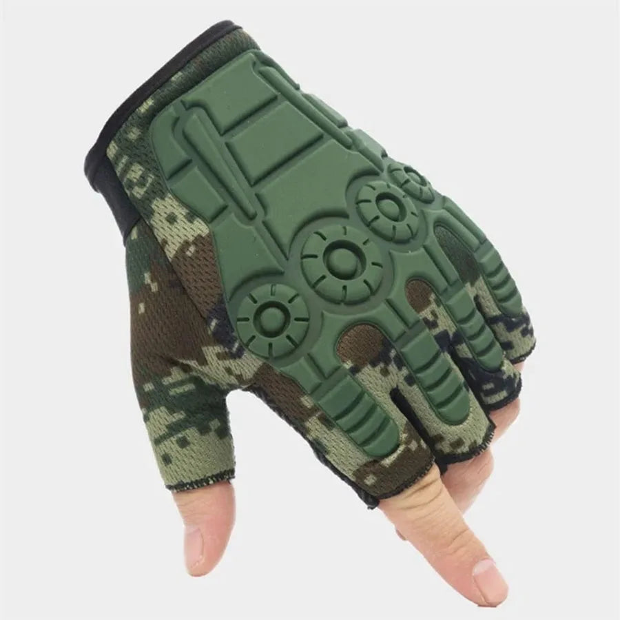 Men's outdoor sports non-slip tactical gloves