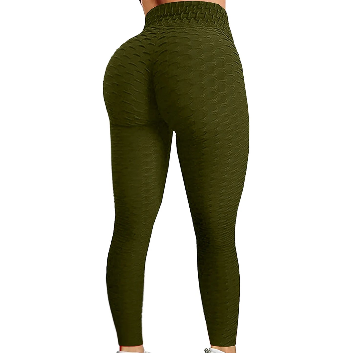 Legins de cintura alta para mujer, para levantamiento de cadera, fitness, running
