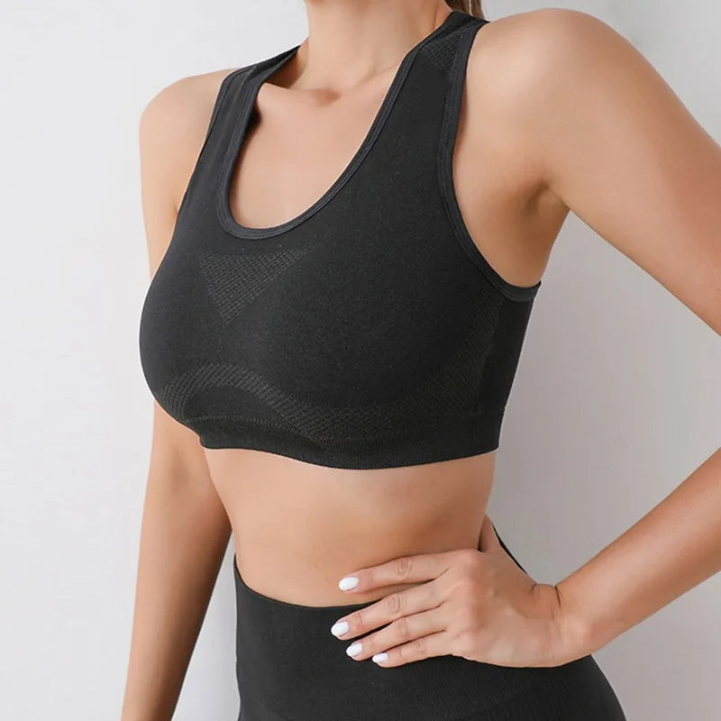 Conjunto deportivo sin costuras para mujer