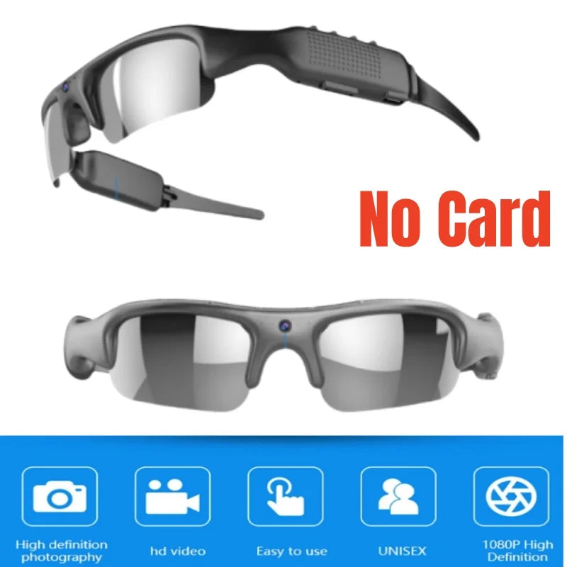Gafas inteligentes con canara de video HD 1080P con aplicación WIFI, para deportes al aire libre