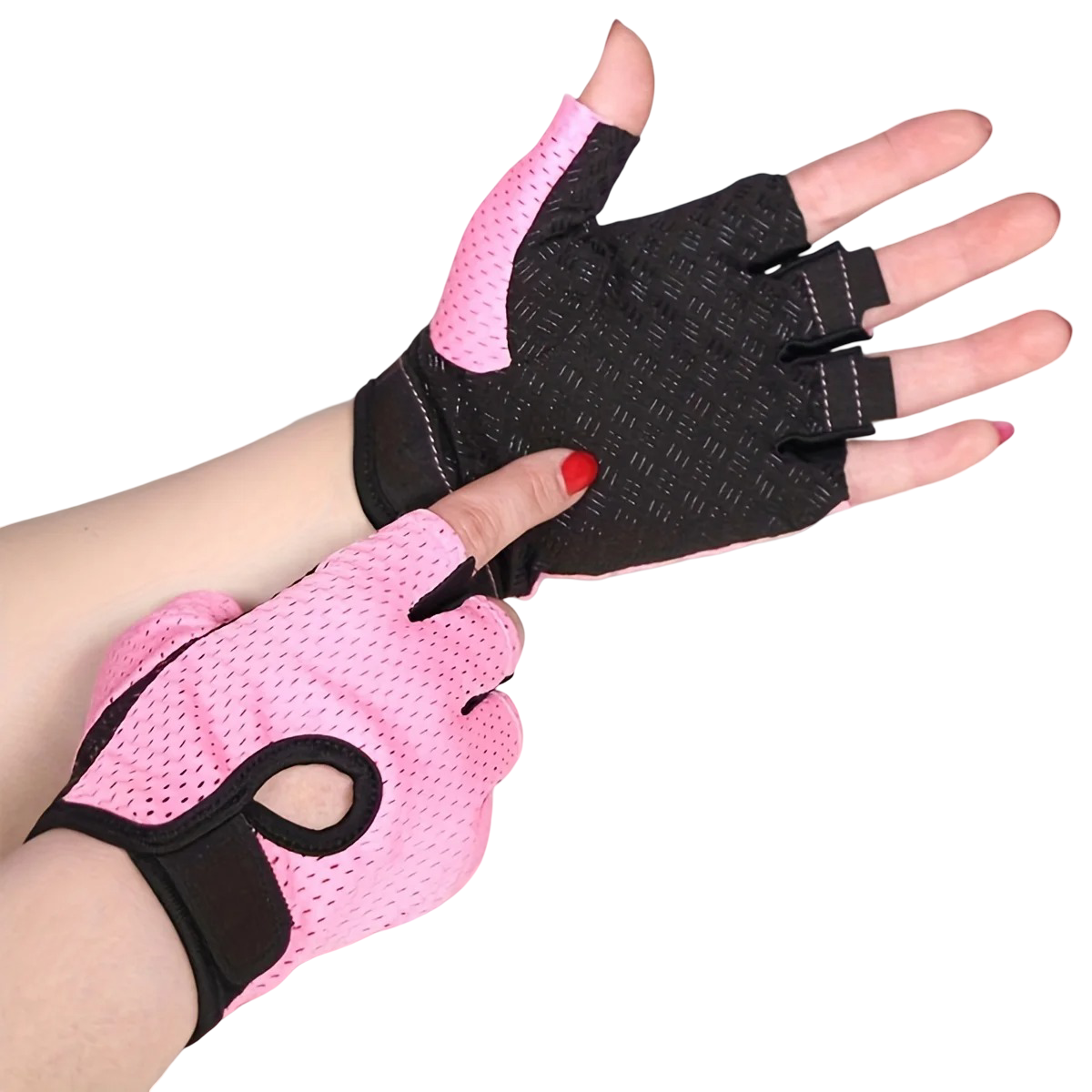 Unisex Breathable Non-Slip Half Finger Cycling Gym Gloves