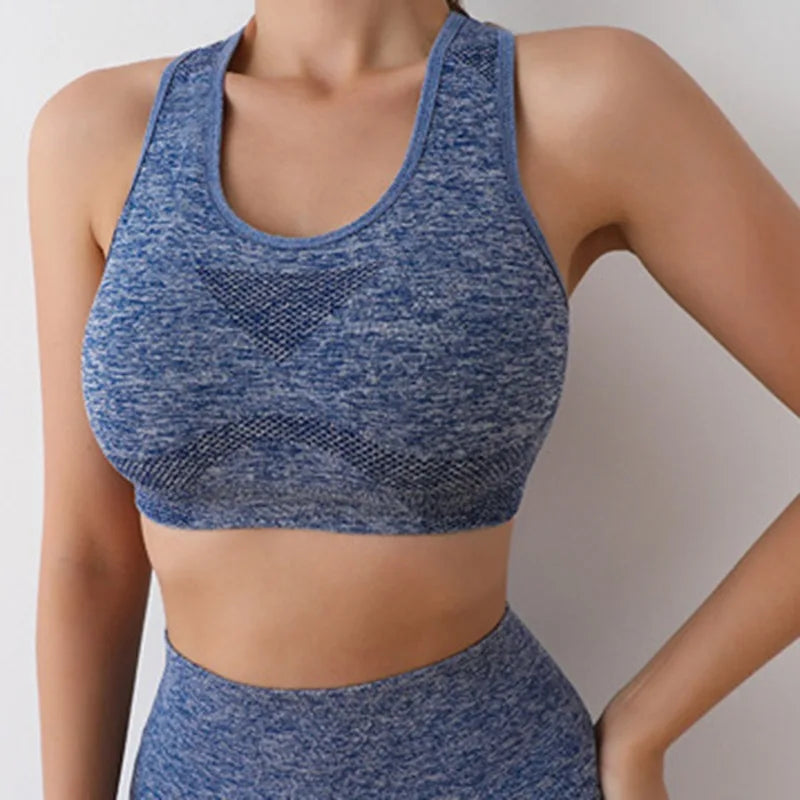 Conjunto deportivo sin costuras para mujer