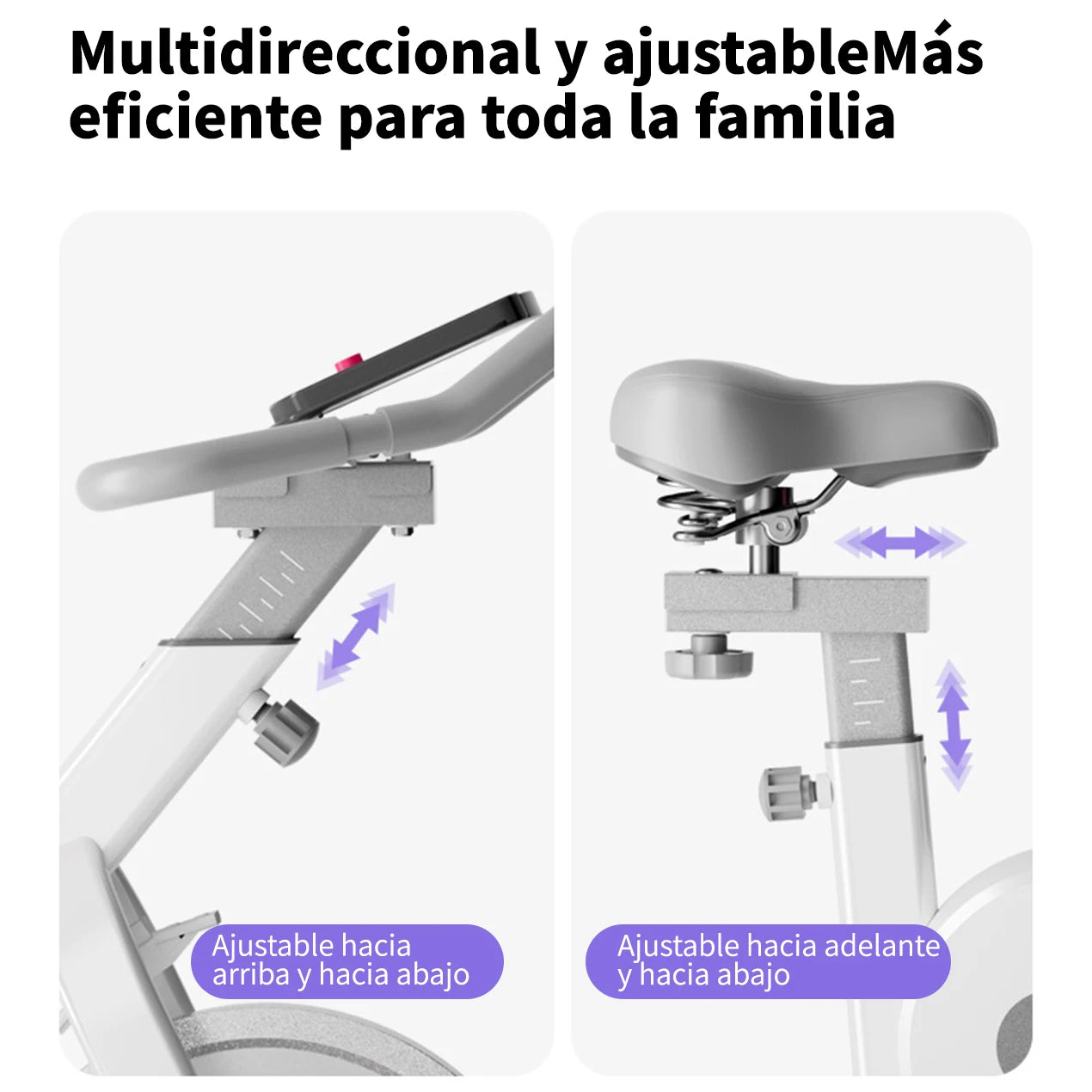 Bicicleta de fitness con tres ruedas fijas y magnéticas para entrenamiento y rehabilitación