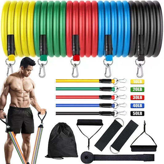 Banda elástica deportiva para equipos de fitness, bandas de resistencia