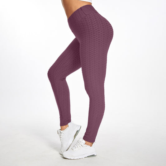 Legins de cintura alta para mujer, para levantamiento de cadera, fitness, running
