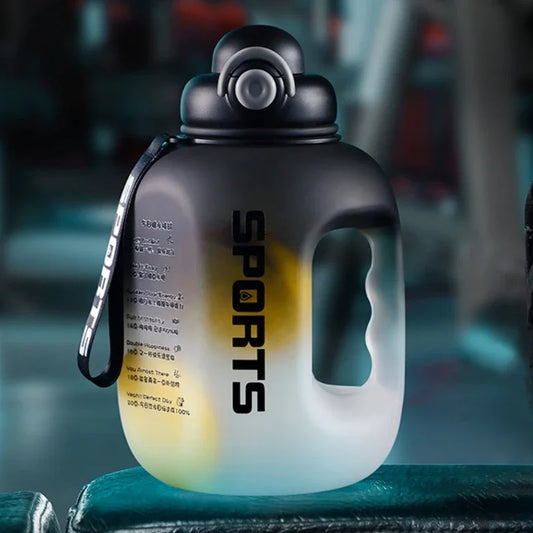 Botella de agua deportiva portátil de gran capacidad 1.6 y 2.0 Lt.