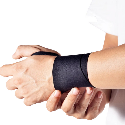 1 Muñequera de compresión fina ajustable Unisex, soporte de seguridad para ejercicios