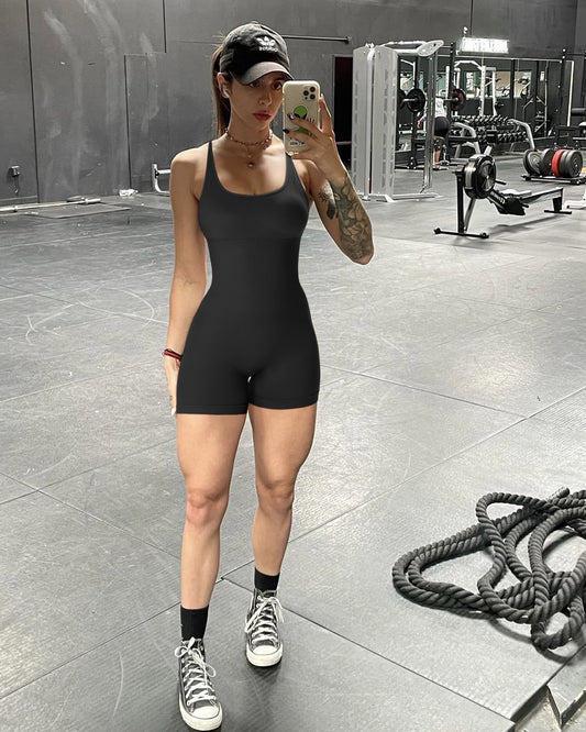 Body deportivo sin mangas para mujer