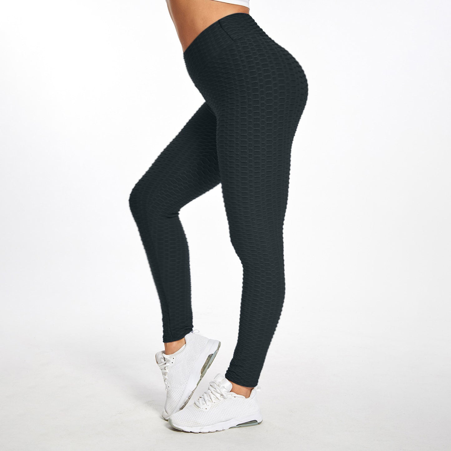 Legins de cintura alta para mujer, para levantamiento de cadera, fitness, running