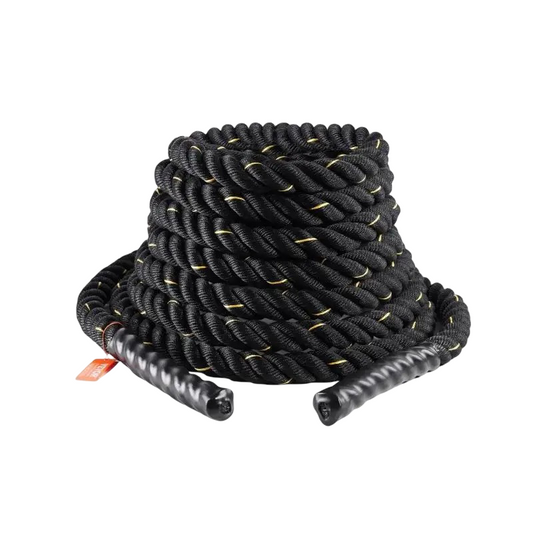 1.5 inch diameter, 9 meter long battle rope fitness training