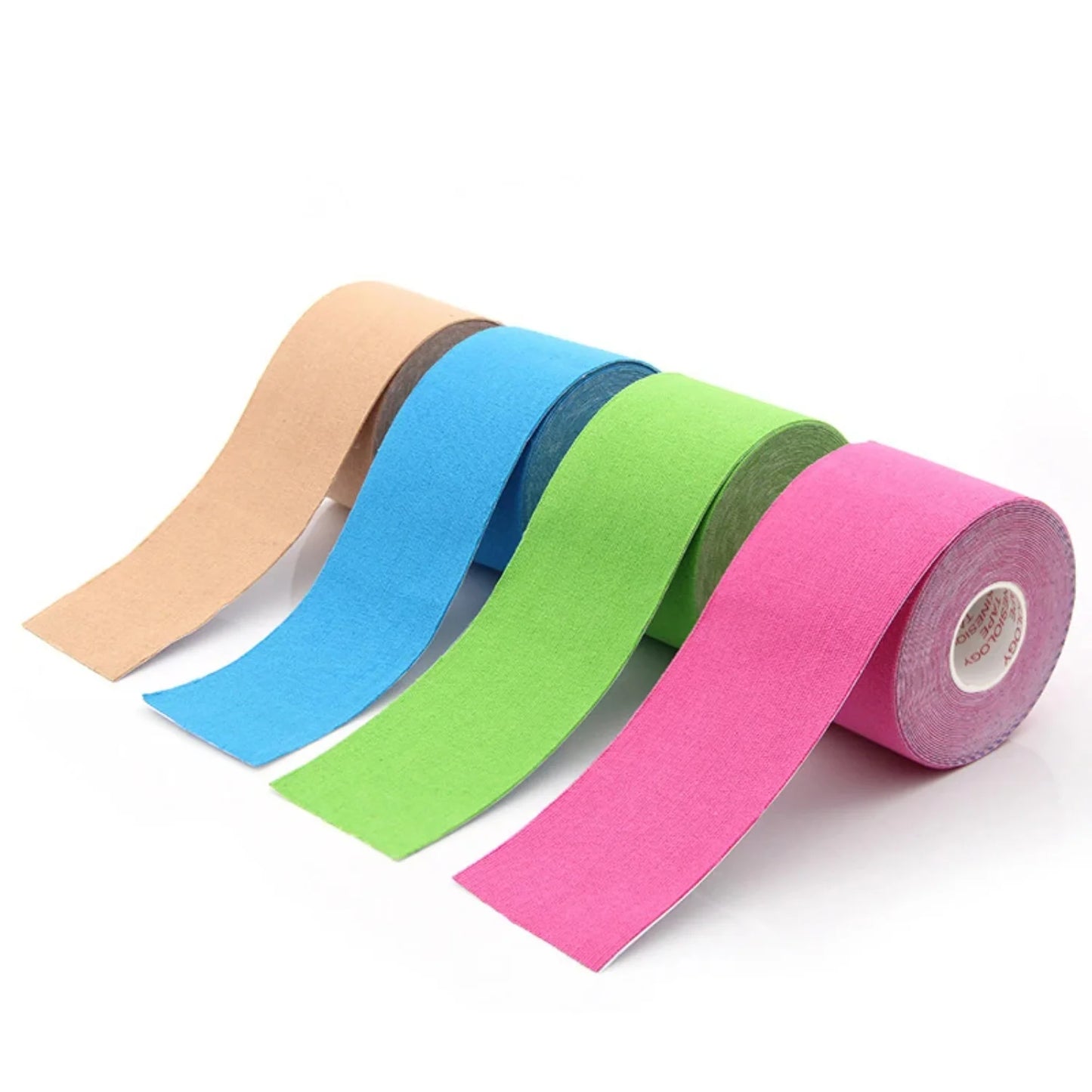 Elastic kinesiology tape for athletic recovery and muscle pain relief