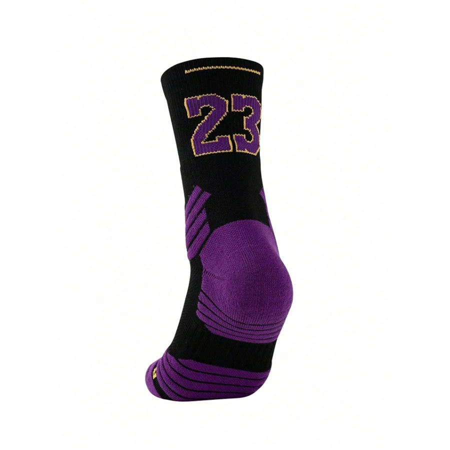 Calcetines de baloncesto profesionales para hombre, cortos de entrenamiento, gruesos con absorción de sudor