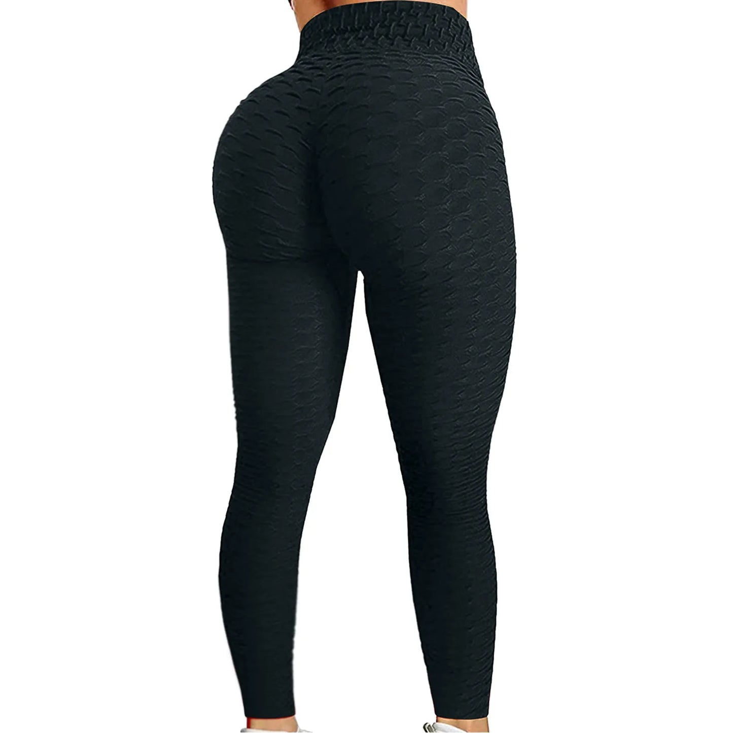 Legins de cintura alta para mujer, para levantamiento de cadera, fitness, running